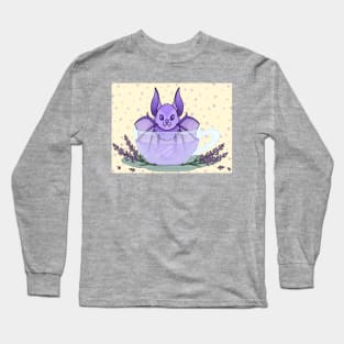 Lavander Tea Bat Long Sleeve T-Shirt